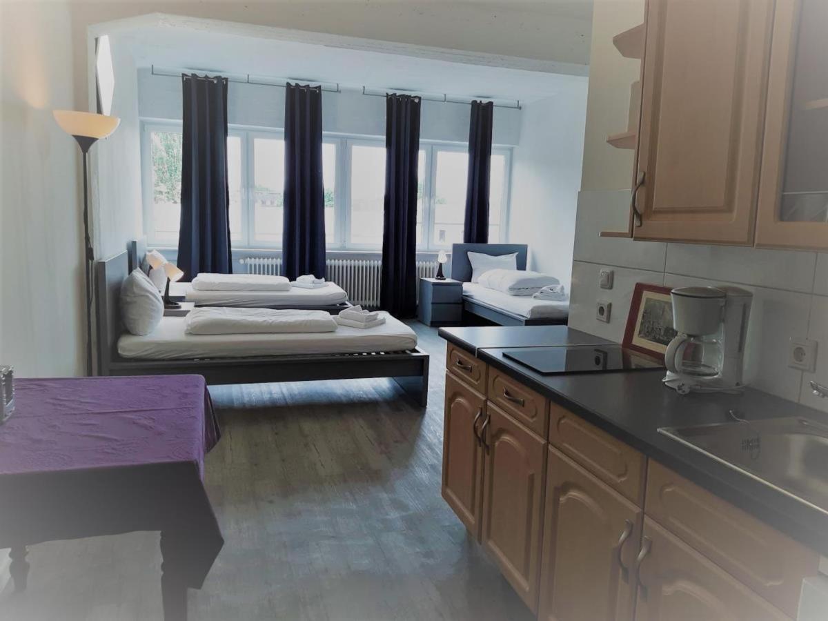 המבורג Mehrbett-Apartment 8 Citynah, Einfache Ausstattung מראה חיצוני תמונה